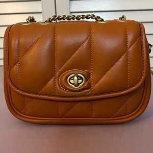 Coach Pillow Madison Shoulder Bag 
With Quilting